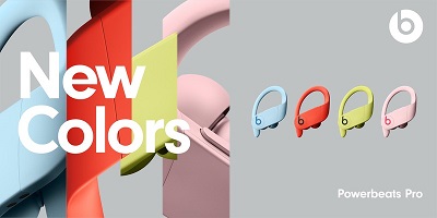 苹果Powerbeats Pro真无线耳机正式发布 更有四款新配色选择