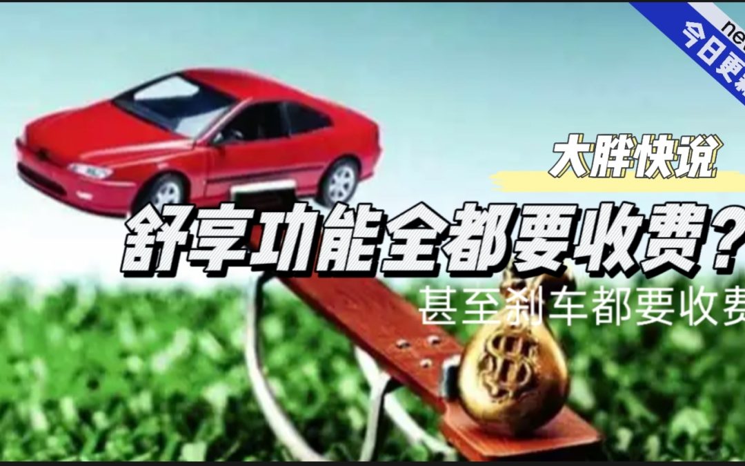 大胖快说|舒享功能都要收费？甚至基础功能都收