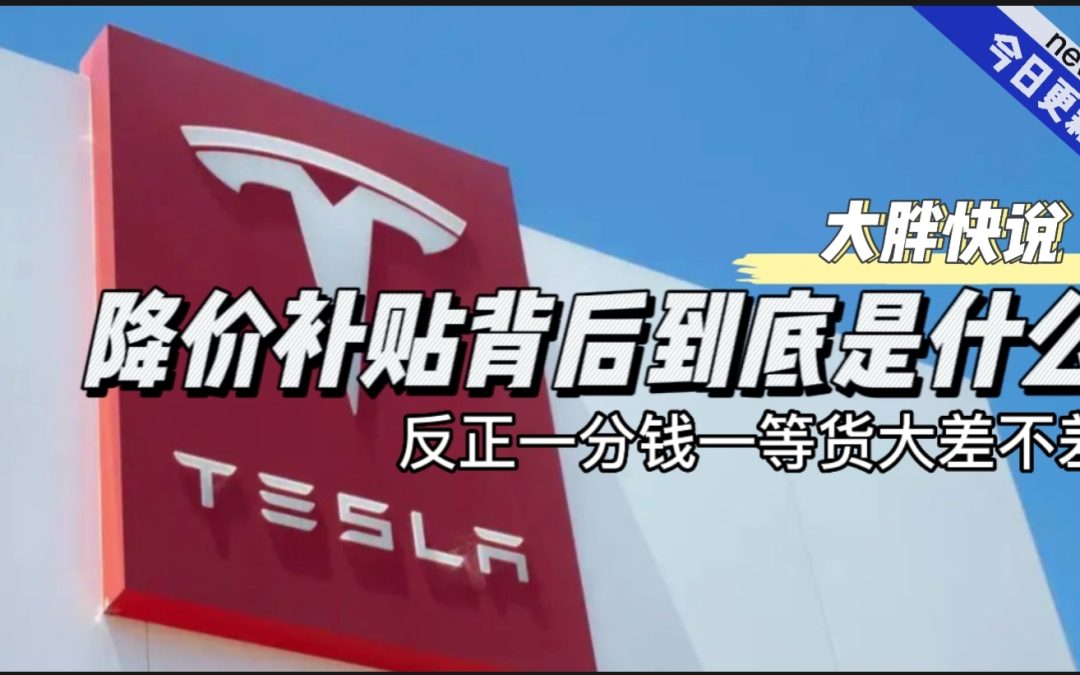 大胖快说|车企纷纷降价为那般 谨防降价减配很重要