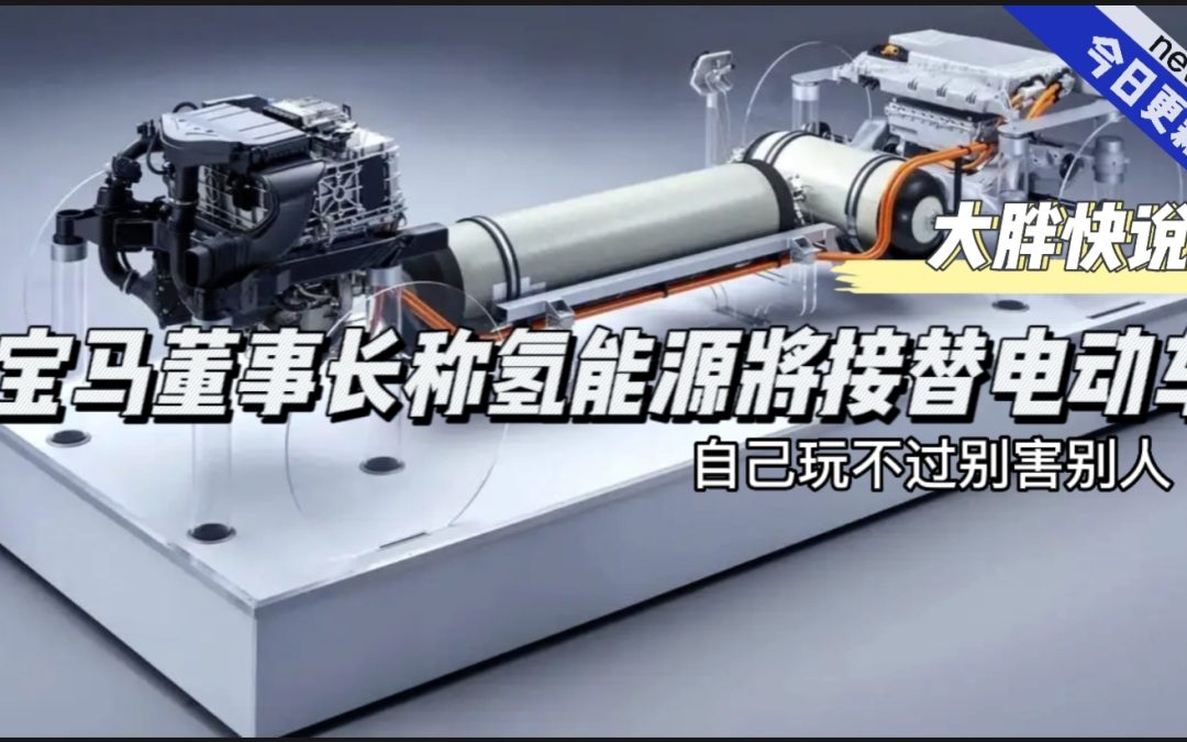 大胖快说|宝马总裁表示氢动力将替代电动车