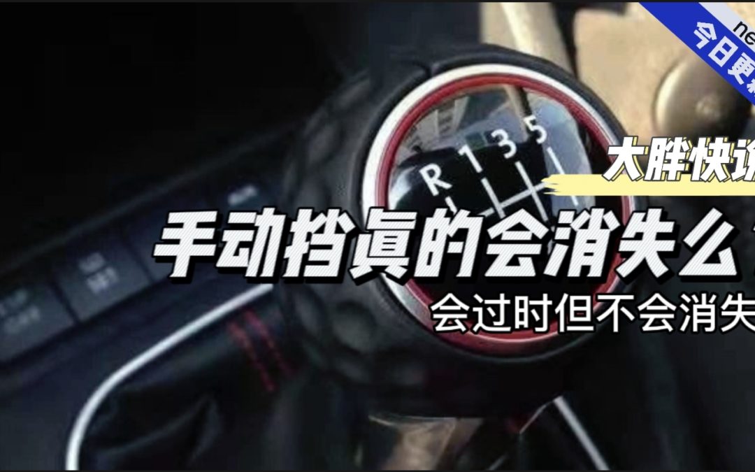 大胖快说|手动挡不会消失 只是用另一种形式存在