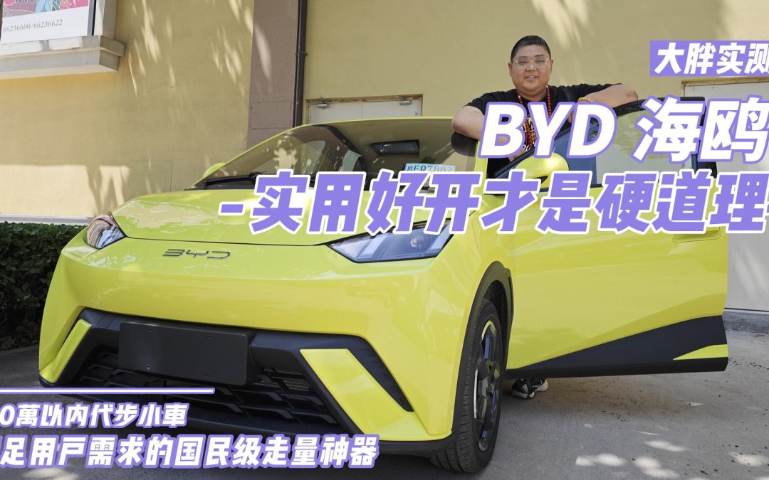 大胖实测|比亚迪海鸥 一台满足代步好开的走量神器