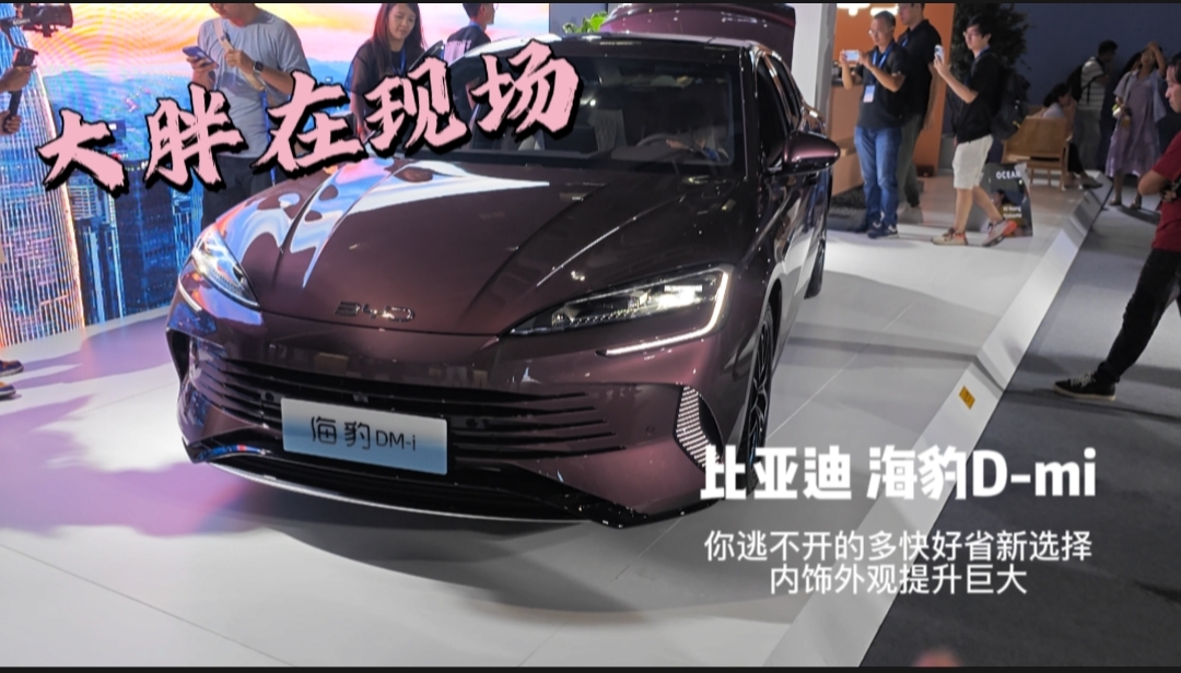 大胖在现场｜比亚迪海豹DM-i上市 多快好省成为标配