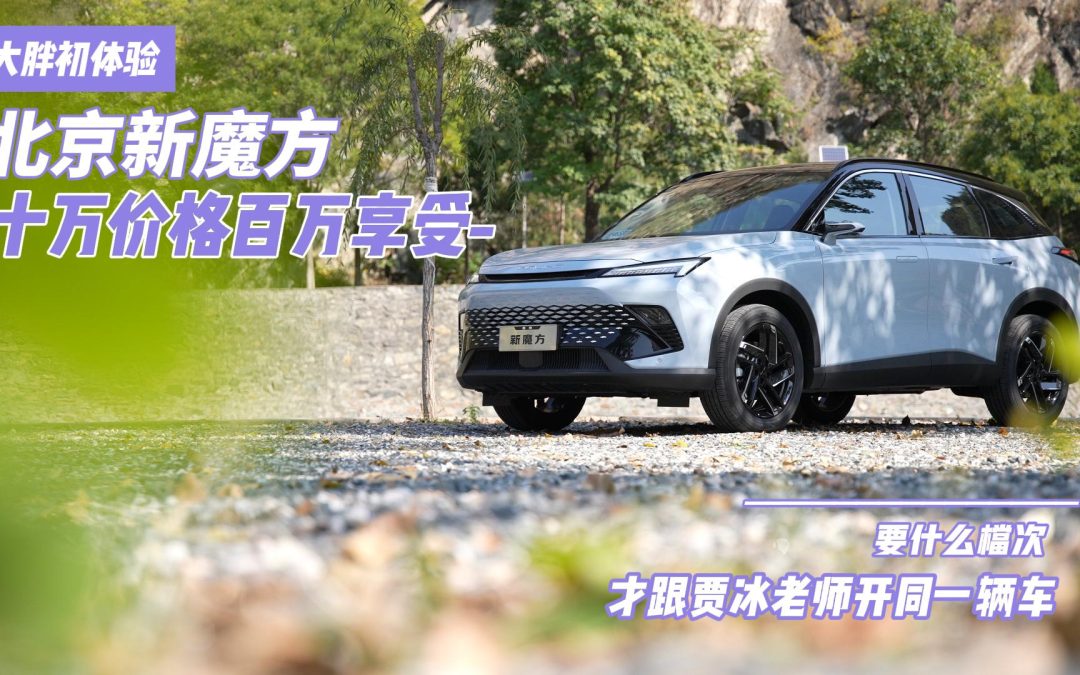 大胖初体验|百万级享受的电子后视镜 贾冰老师一样开北京新魔方