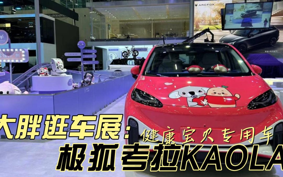 大胖逛车展|健康宝宝专用车 极狐考拉就是它