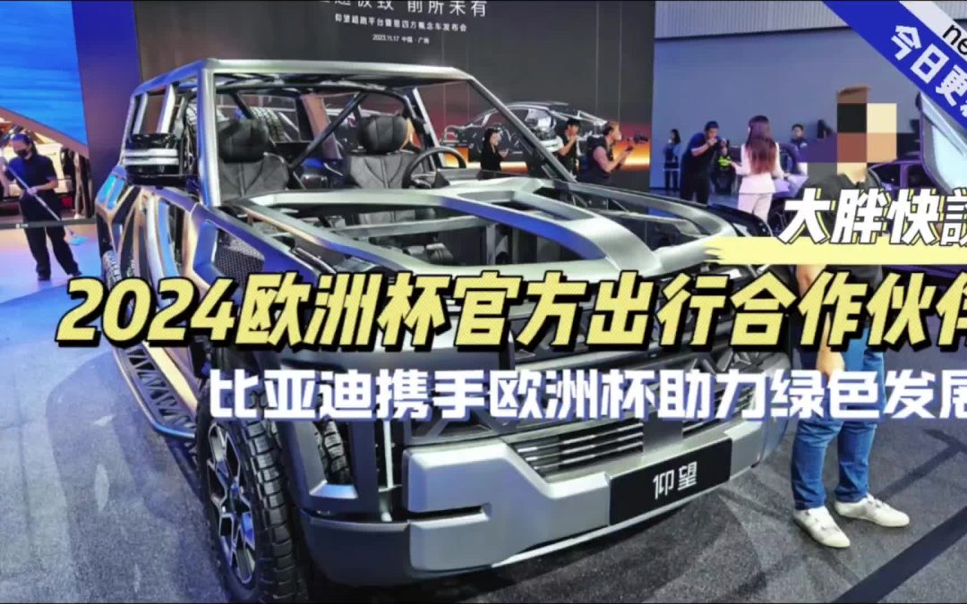 大胖快说|中国新能源第一品牌携手欧洲杯助力绿色发展