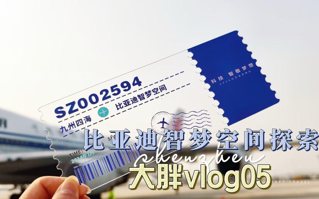 大胖日常VLOG|比亚迪智梦空间探索 比亚迪城市领航体验