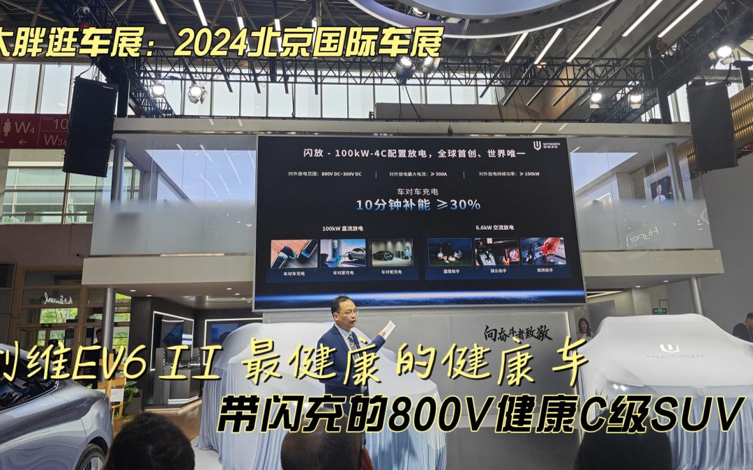 大胖逛车展：以健康为核心的800v闪充SUV 创维EV6II