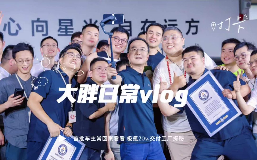 大胖日常vlog|老车主回家见证极氪20w台交付