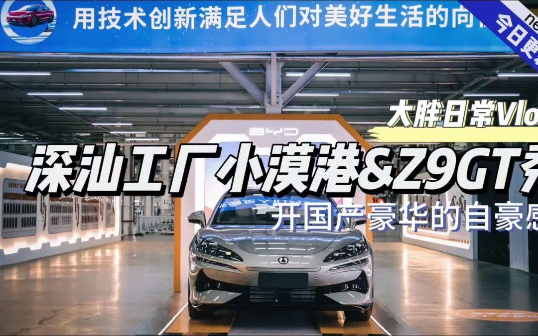 大胖vlog|探访深汕工厂小漠港&体验Z9GT秀