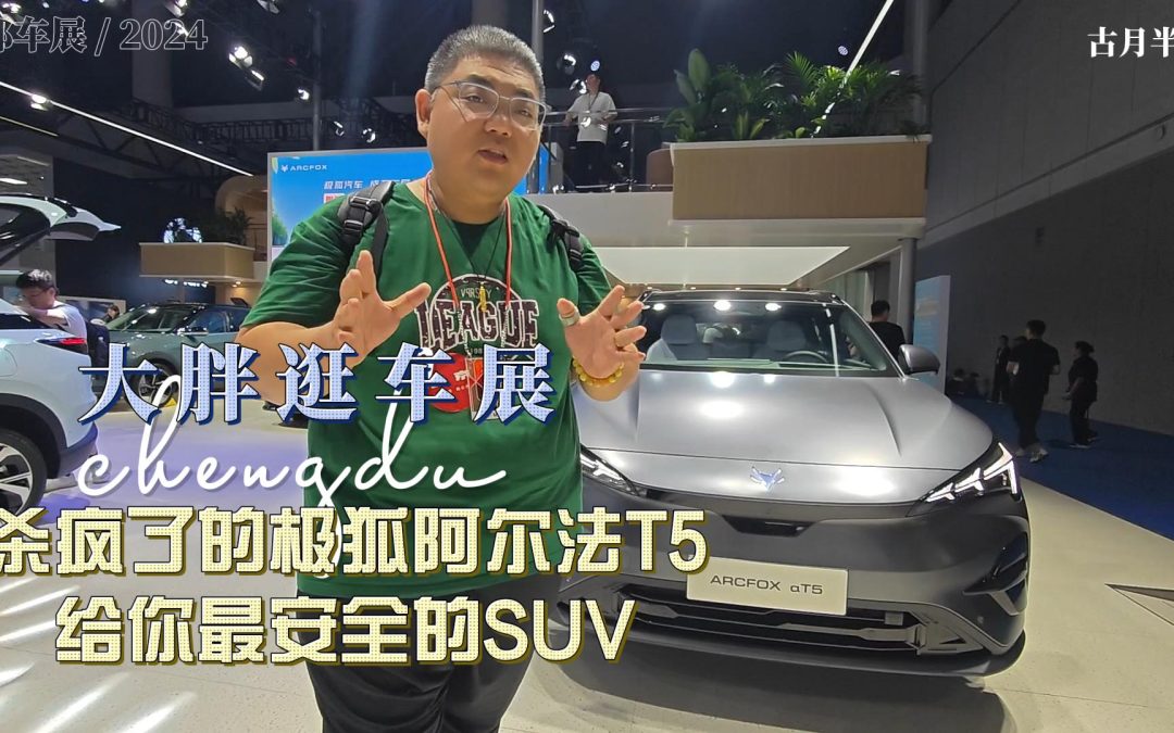 大胖逛车展 同级无敌手 杀疯了的极狐阿尔法T5 800V新标杆