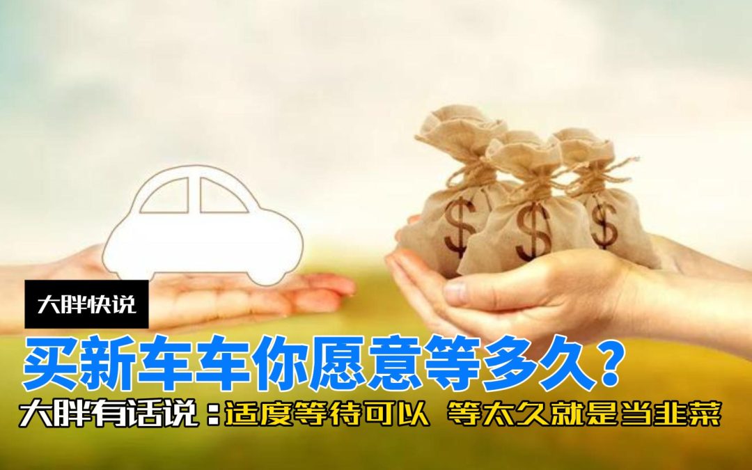 大胖快说 买车你能等多久 短可长弃
