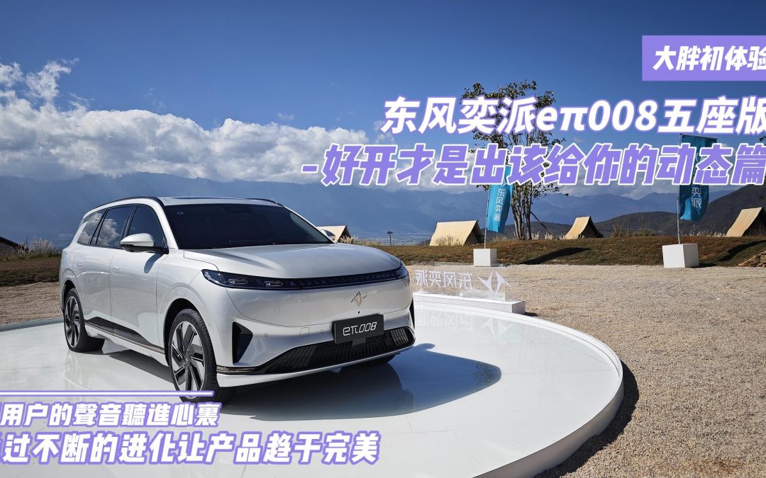 大胖初体验 东风奕派eπ008五座版 好开才是该给你的动态篇