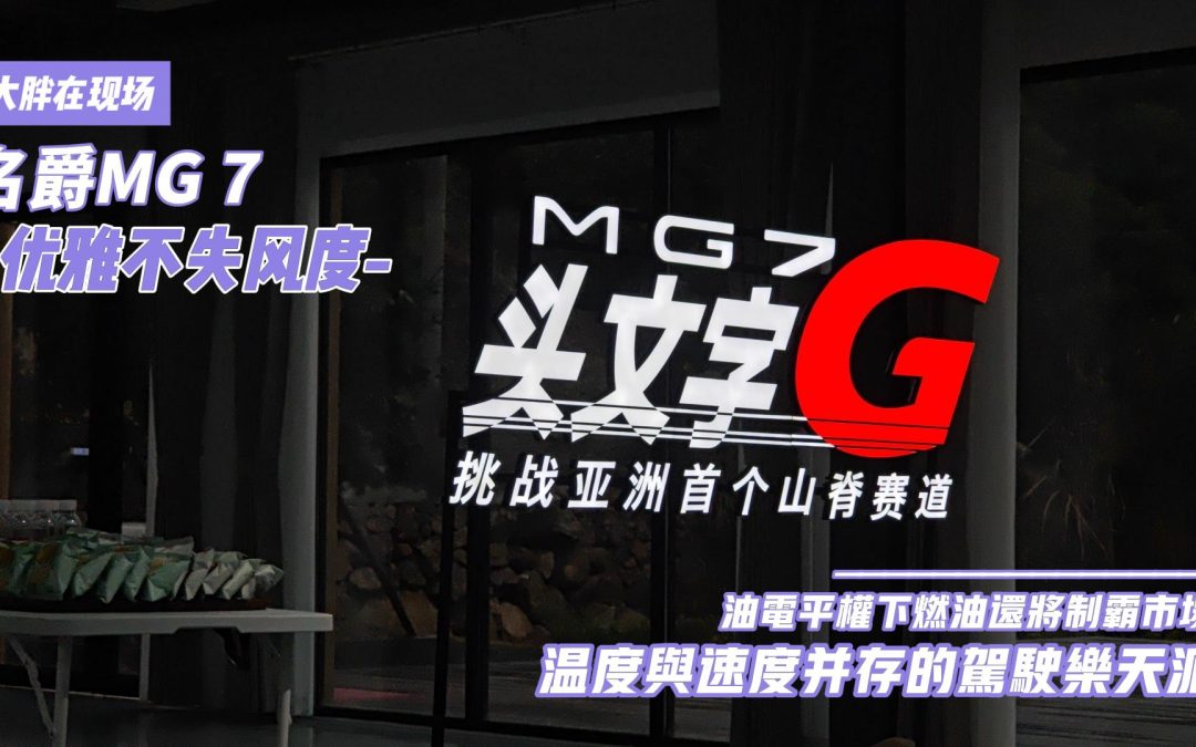 大胖初体验 站在山巅体验山路 名爵MG7初体验