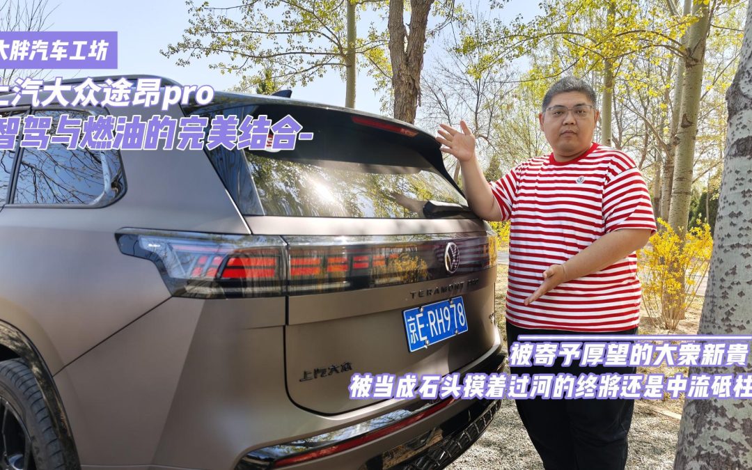 大胖汽车工坊 大众途昂pro 智驾与燃油结合的完美选择