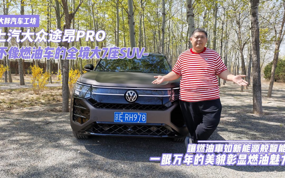 大胖汽车工坊 大众途昂Pro 让燃油车如此智能 不仅是全境大7座SUV