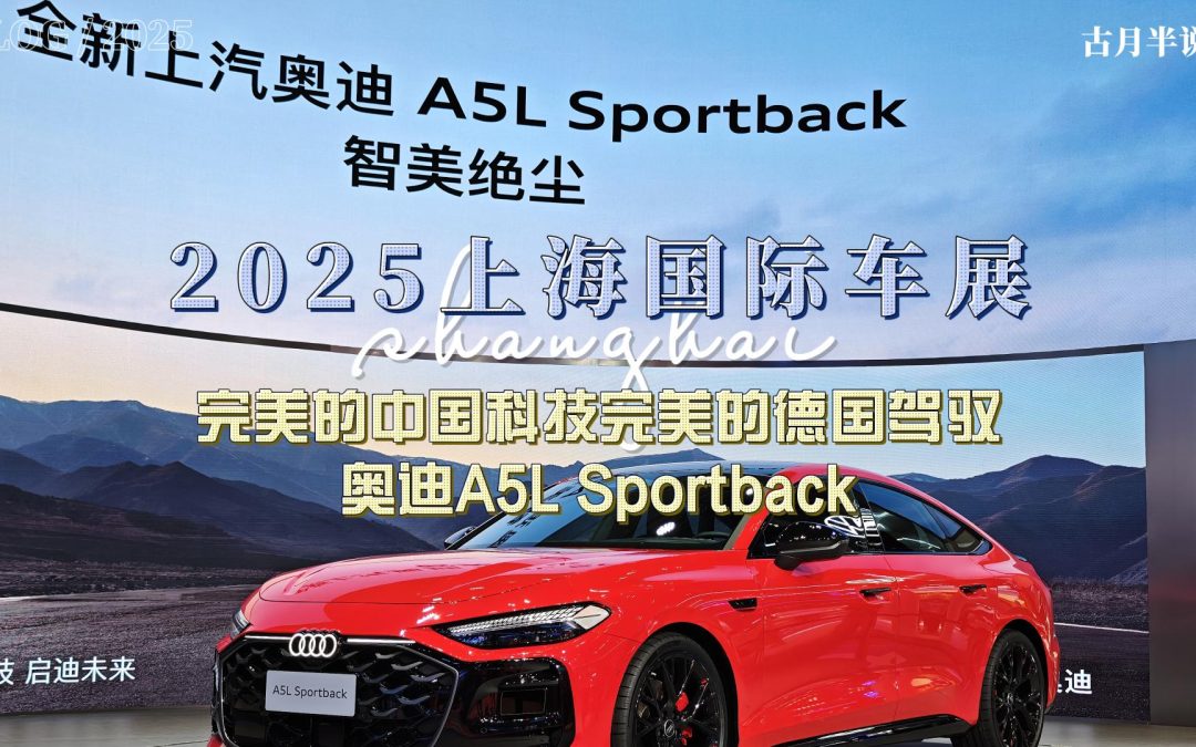 大胖逛车展 A5L Sportback 完美的中国科技完美的德国驾驭