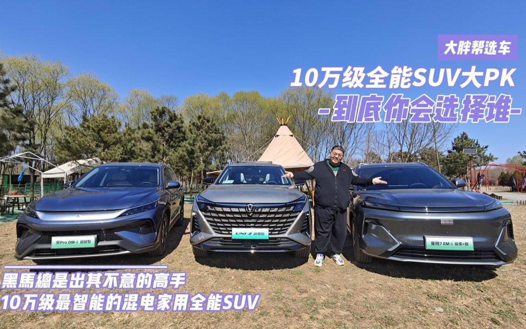 大胖帮选车 帮粉丝选是10万级最智能的混电家用全能SUV
