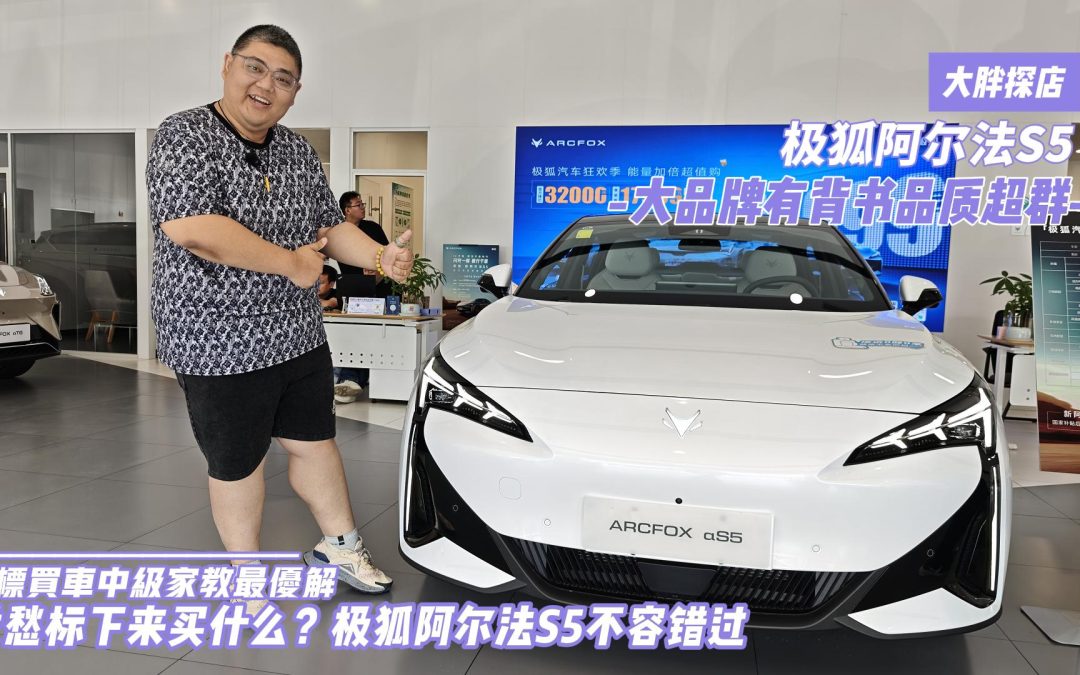 大胖探店 发愁指标下来买什么？极狐阿尔法S5不容错过