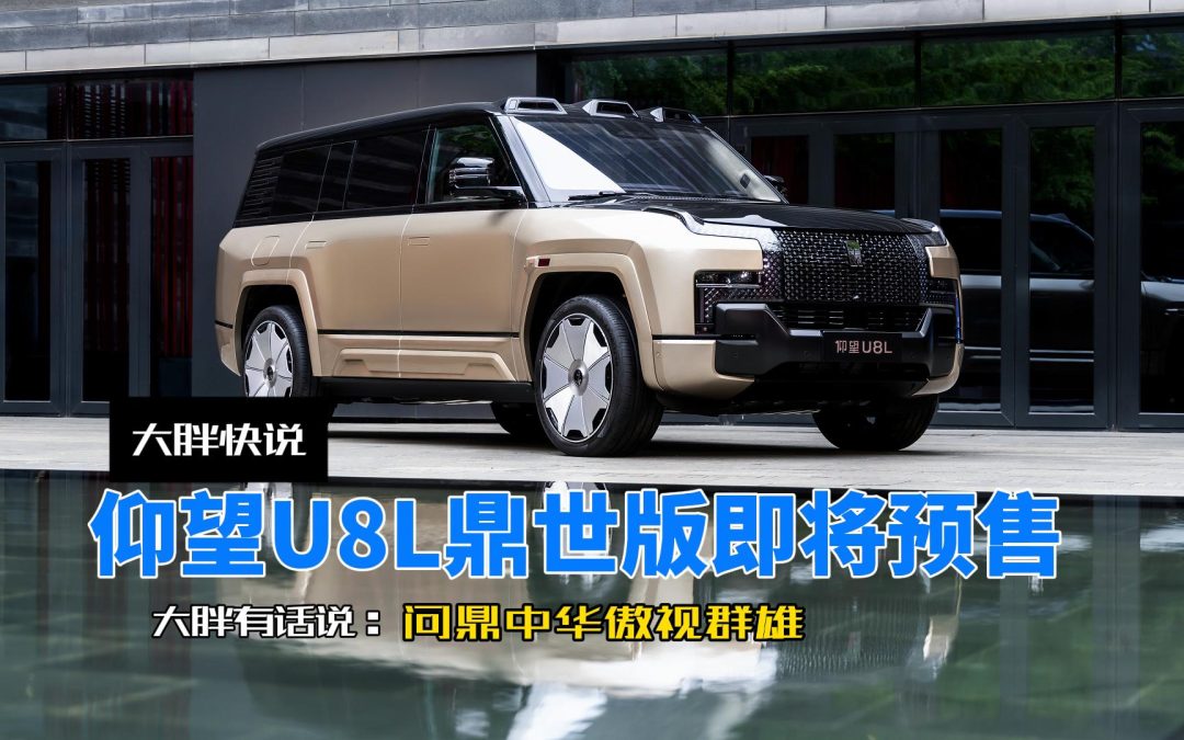 大胖快说 问鼎中华傲视群雄 仰望U8L鼎世版前瞻