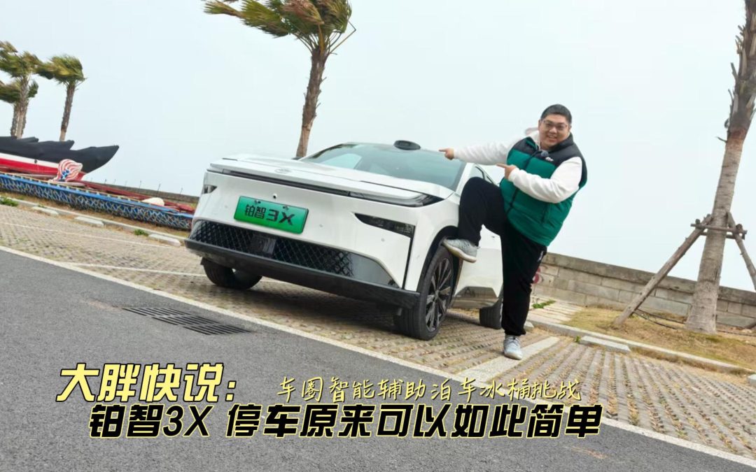 大胖快说 车圈智能辅助泊车冰桶挑战 铂智3X挑战200个地狱停车位