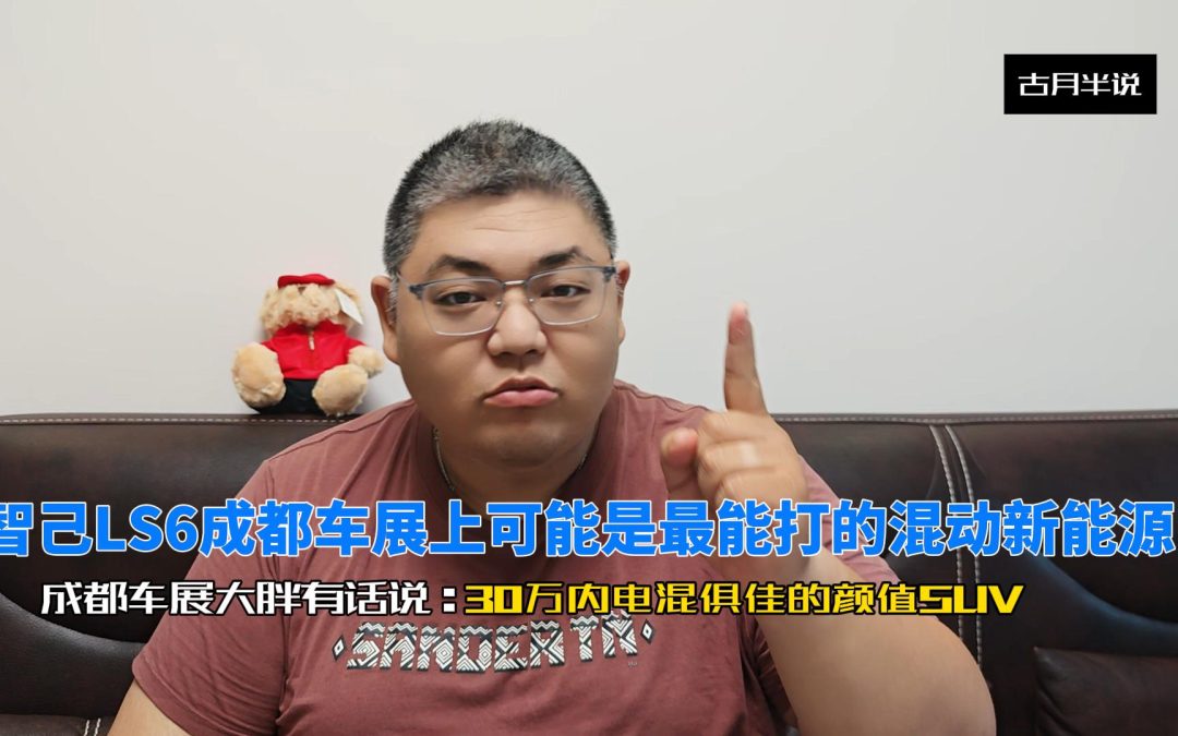 大胖快说 成都车展爆价格智己LS6 30万内电混俱佳的颜值SUV