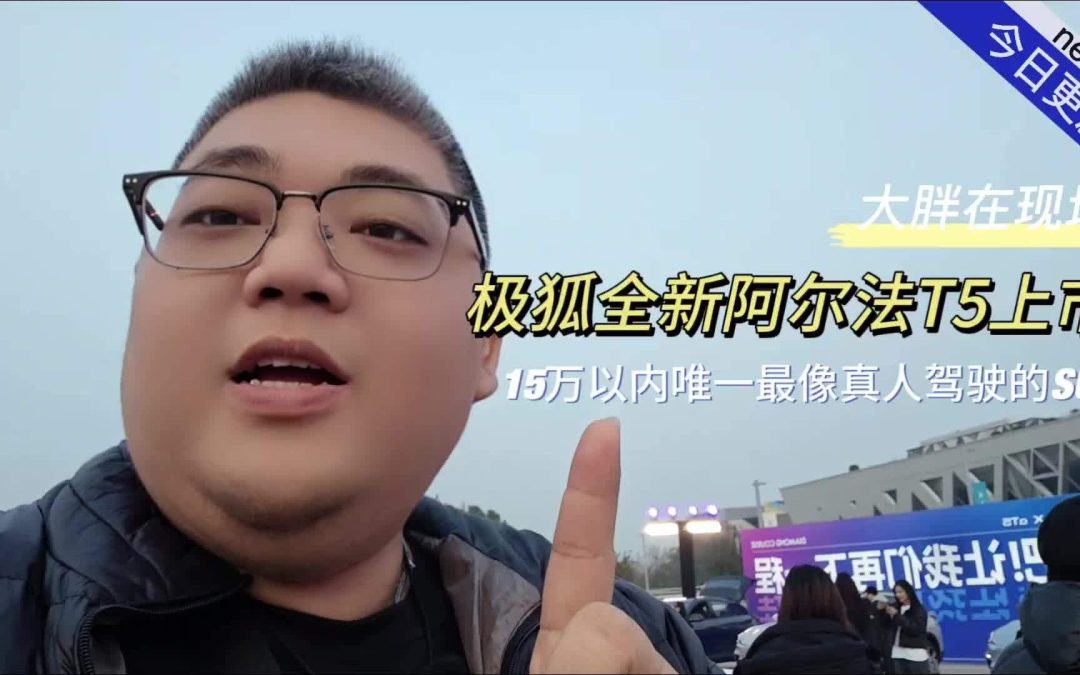 大胖在现场 极狐全新阿尔法T5上市 15万以内唯一城市NOA的SUV