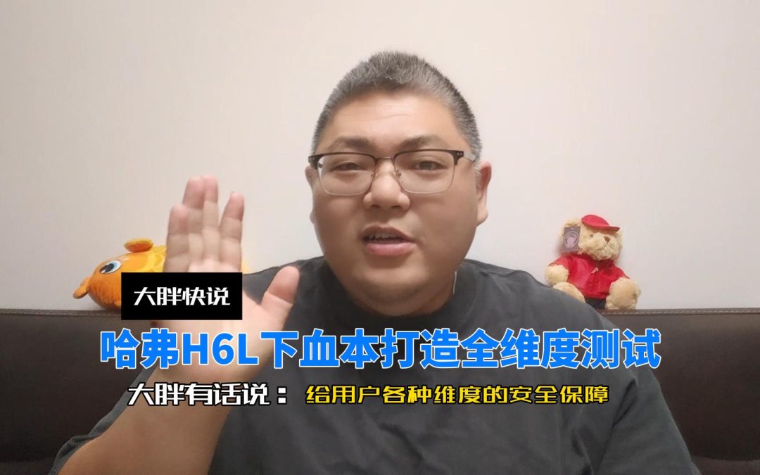 大胖快说 哈弗H6L全维度测试安全给450万用户安心