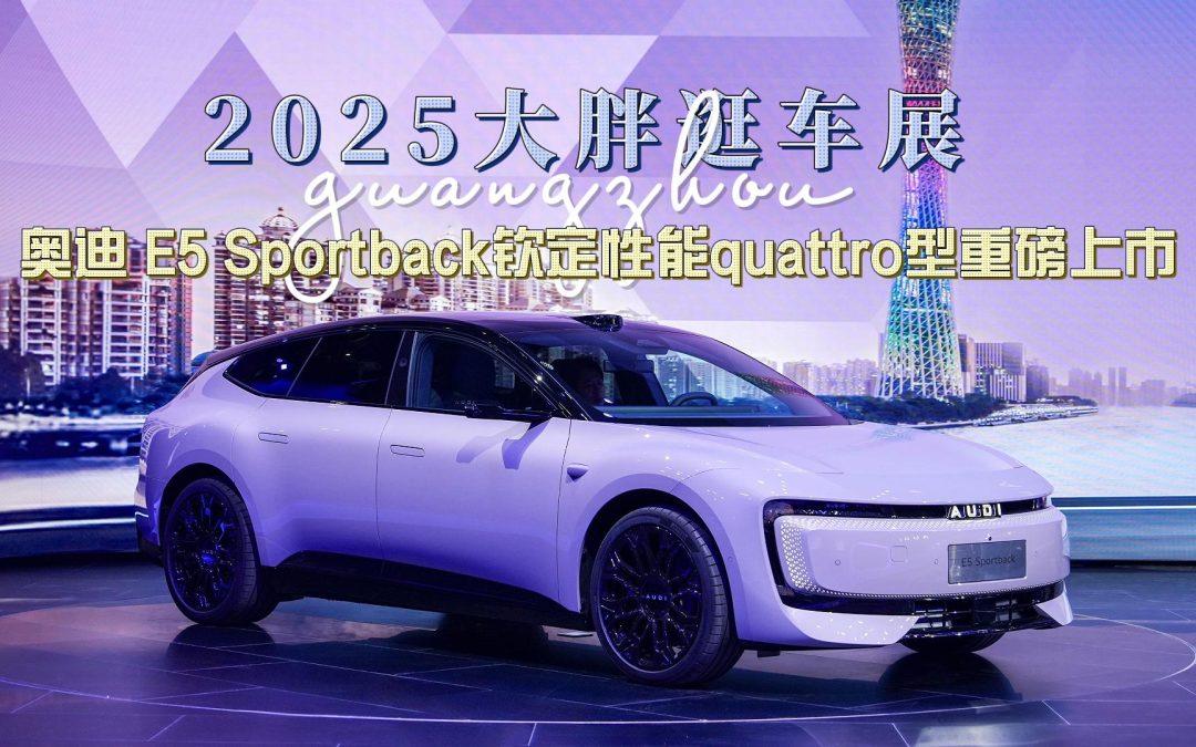 大胖逛车展 奥迪 E5 Sportback钦定性能quattro型重磅上市