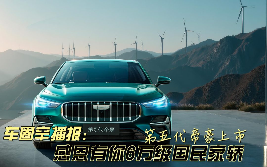 车圈辛播报 第五代帝豪上市 感恩有你6万级国民家轿