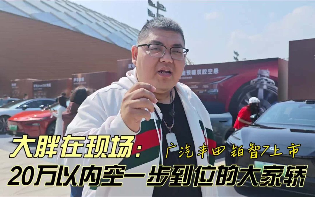 大胖在现场 铂智7上市20万以内纯电顶配大家轿 国产新能源挑战者出现