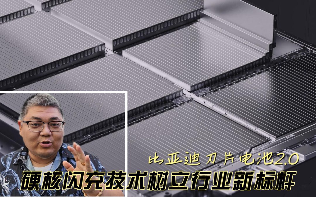 大胖快说 比亚迪刀片电池2.0 硬核闪充技术树立行业新标杆
