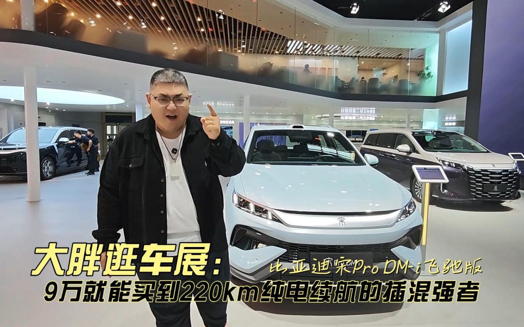 大胖逛车展 比亚迪宋Pro DM-i飞驰版 9万就能让你享受3C插混强者