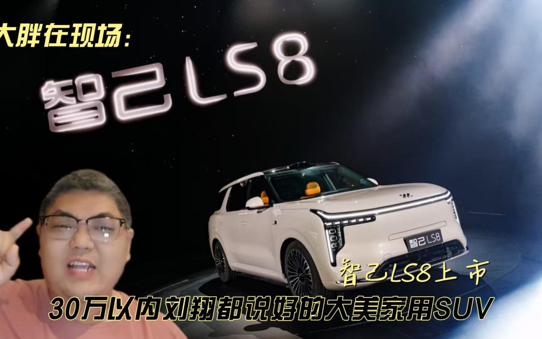 大胖在现场 智己LS8上市 30万以内刘翔都说好的大美家用SUV