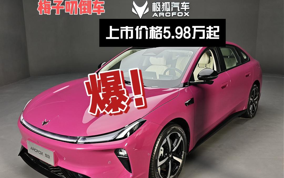 梅子叨倒车 极狐贝塔S3惊喜上市，5.98万起重新定义家用纯电标杆