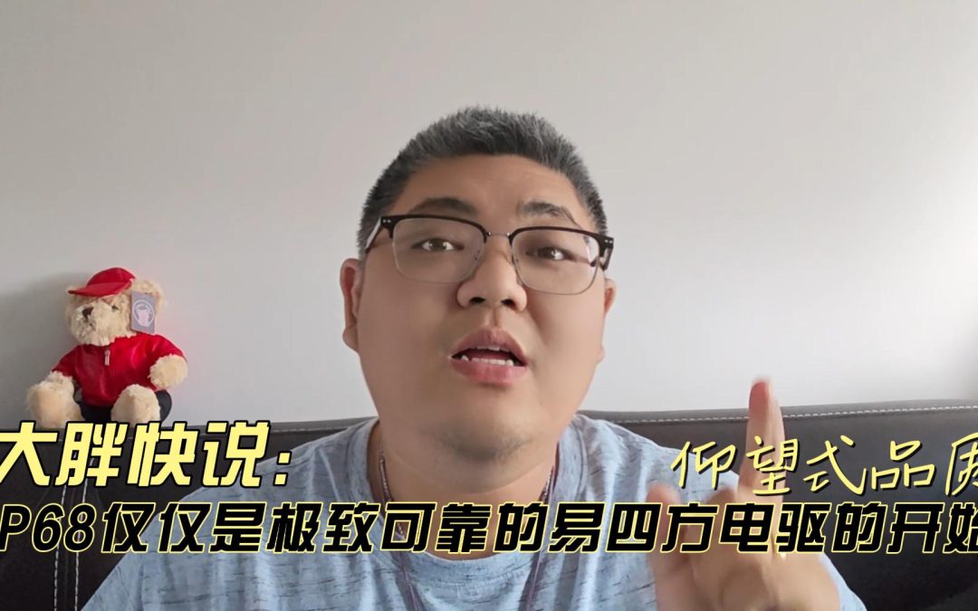 大胖快说 仰望式品质 IP68仅仅是极致可靠的易四方电驱的开始
