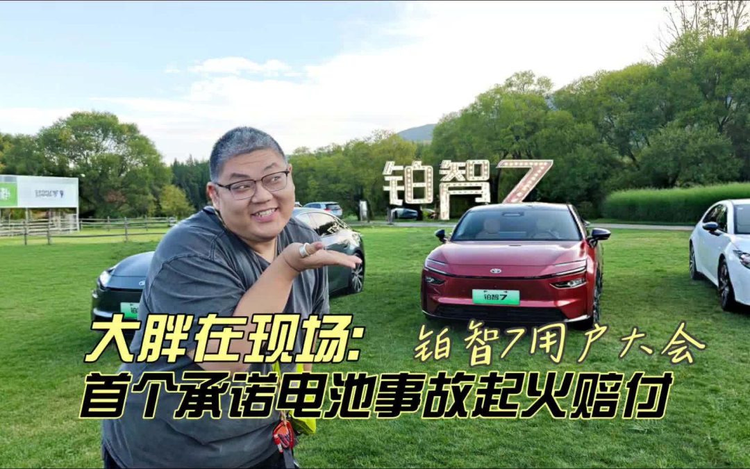 大胖在现场 王心凌献唱铂智7用户大会 首个承诺电池事故起火赔付