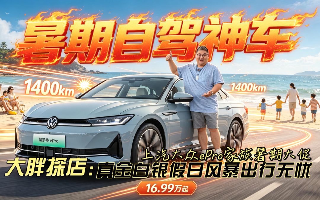 大胖探店 帕萨特ePro暑期自驾神车 出行无忧暑期大放价