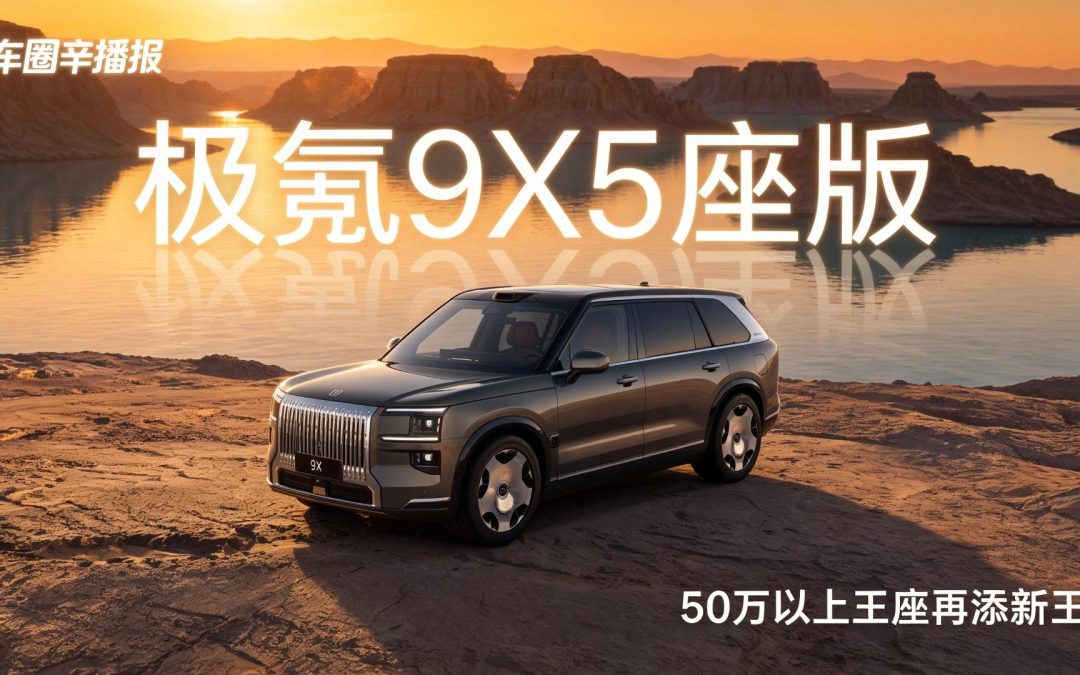 车圈辛播报 极氪9X 5座板上市 50万以上王座再添新王