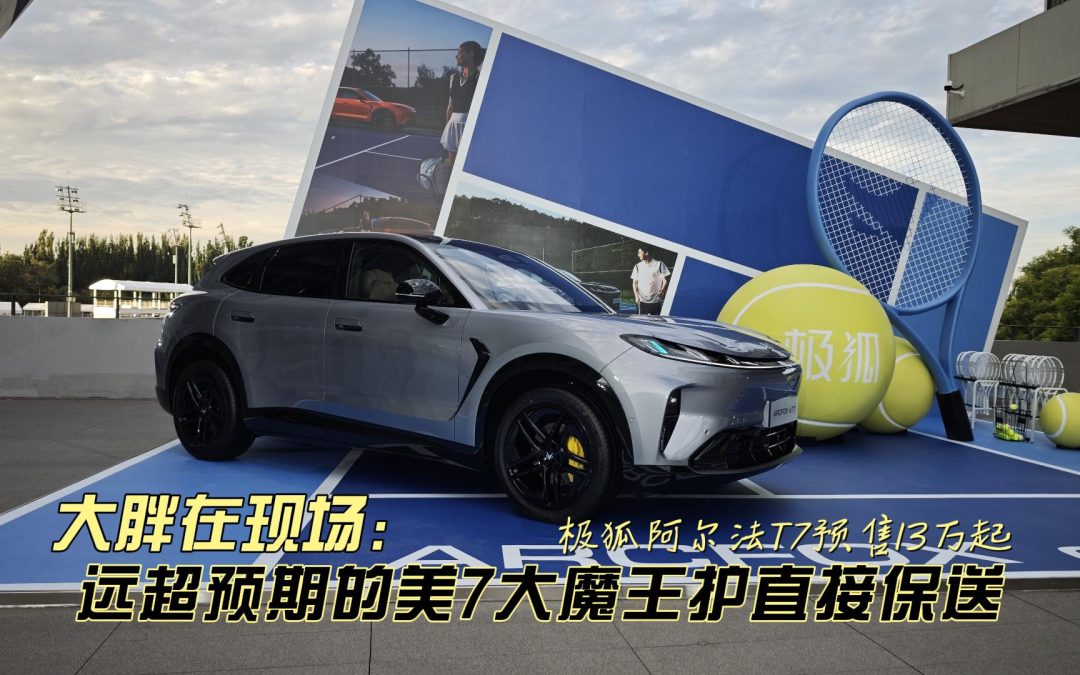 大胖在现场 极狐阿尔法T7预售13.78万起 7大顶级魔王护直接保送