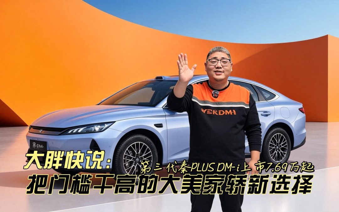 大胖快说 7.69万起第三代秦PLUS DM-i上市 把门槛干高的大美家轿新选择