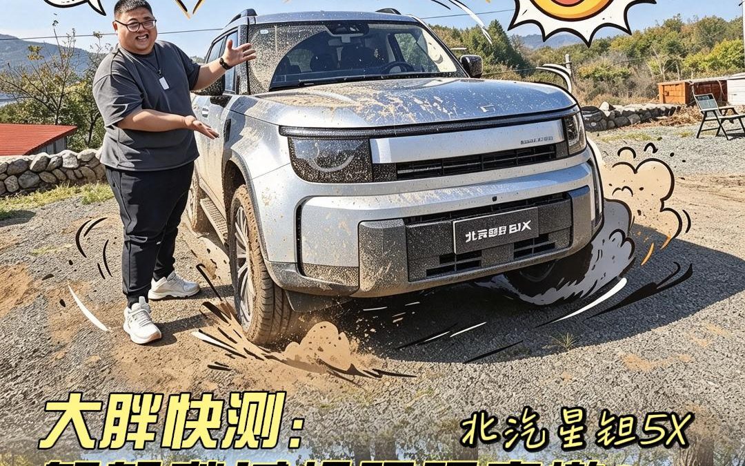 大胖快测 智驾秒过极限限宽墩？ 北汽星钽5X试驾爽飞起